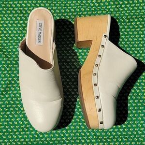 Steve Madden Cream Women's Mules